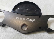 Anodisation noire et traçage du logo Raspo