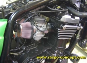 Préparation moteur, Kit dynojet stage 3 - cornets K&N - Modification 