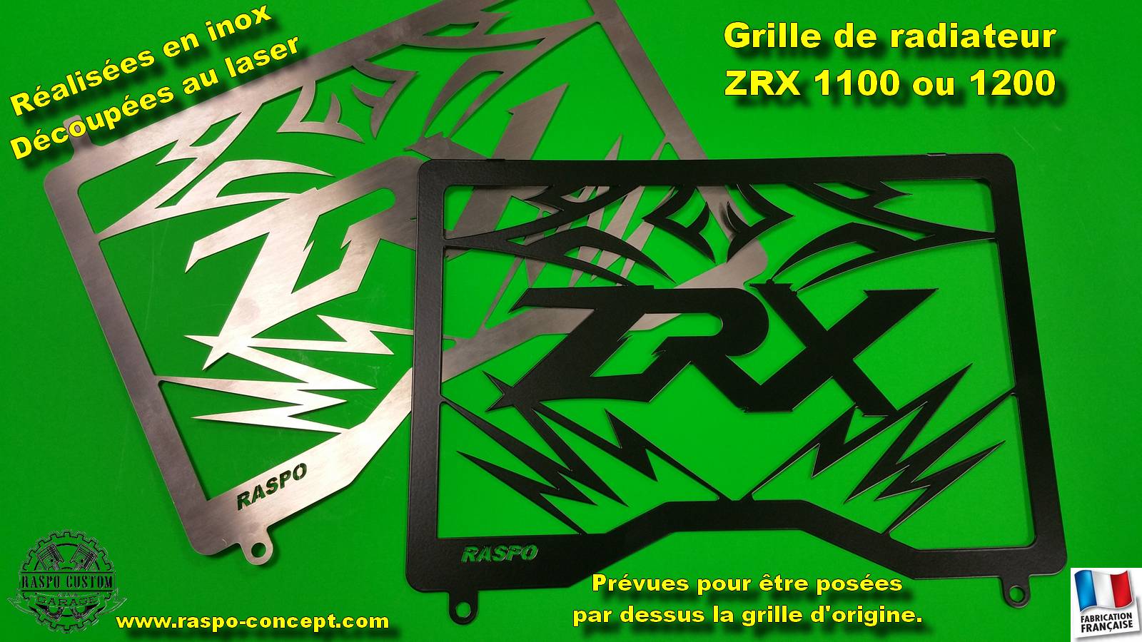 Raspo line - Grille de radiateur ZRX