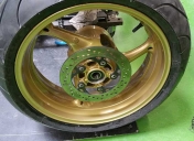 Epoxy gold des roues