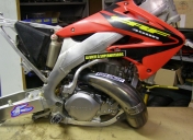 Cadre de 450 CRF / moteur de 500 CR montage Raspo