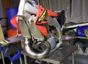 Cadre de 450 CRF / moteur de 500 CR montage Raspo