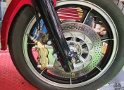 Usinage d'une patte de déport pour étrier Brembo radial