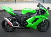 ZX6R full préparation ave HP Corse GP05 titane