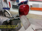 Fabrication du support de feu Ar et plaque