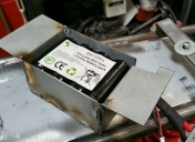 Création d'une boite pour la batterie au lithium