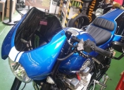 Montage de la tête de fourche
