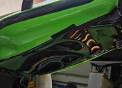 Début de remontage de la carrosserie et ses accessoires.