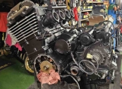 Le moteur est prêt, il attendait le cadre et ses carters.