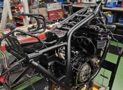 Réfection complète du faisceau électrique et mise en place 