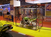 Présentation au salon de la moto de Paris