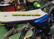 Fond de selle prêt pour le sellier