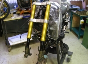 Montage train avant, fourche de ZX10R