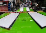 Détail de la peinture à l'aérographe, il n'y a aucun sticker !