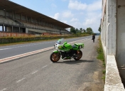 Reportage pour Café Racer sur le circuit de Gueux-Reims