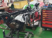 Démontage en règle de l'ensemble de la moto