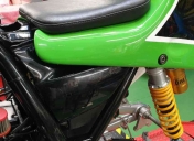 Essai de position du flanc latéral avec la coque Ar