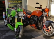 Orange Mécanic avec le Racer Green
